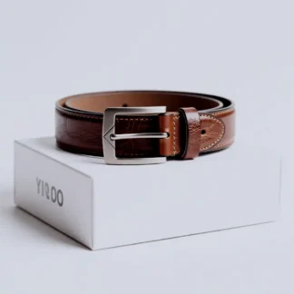 Classic Leather Look Casual Men Belt