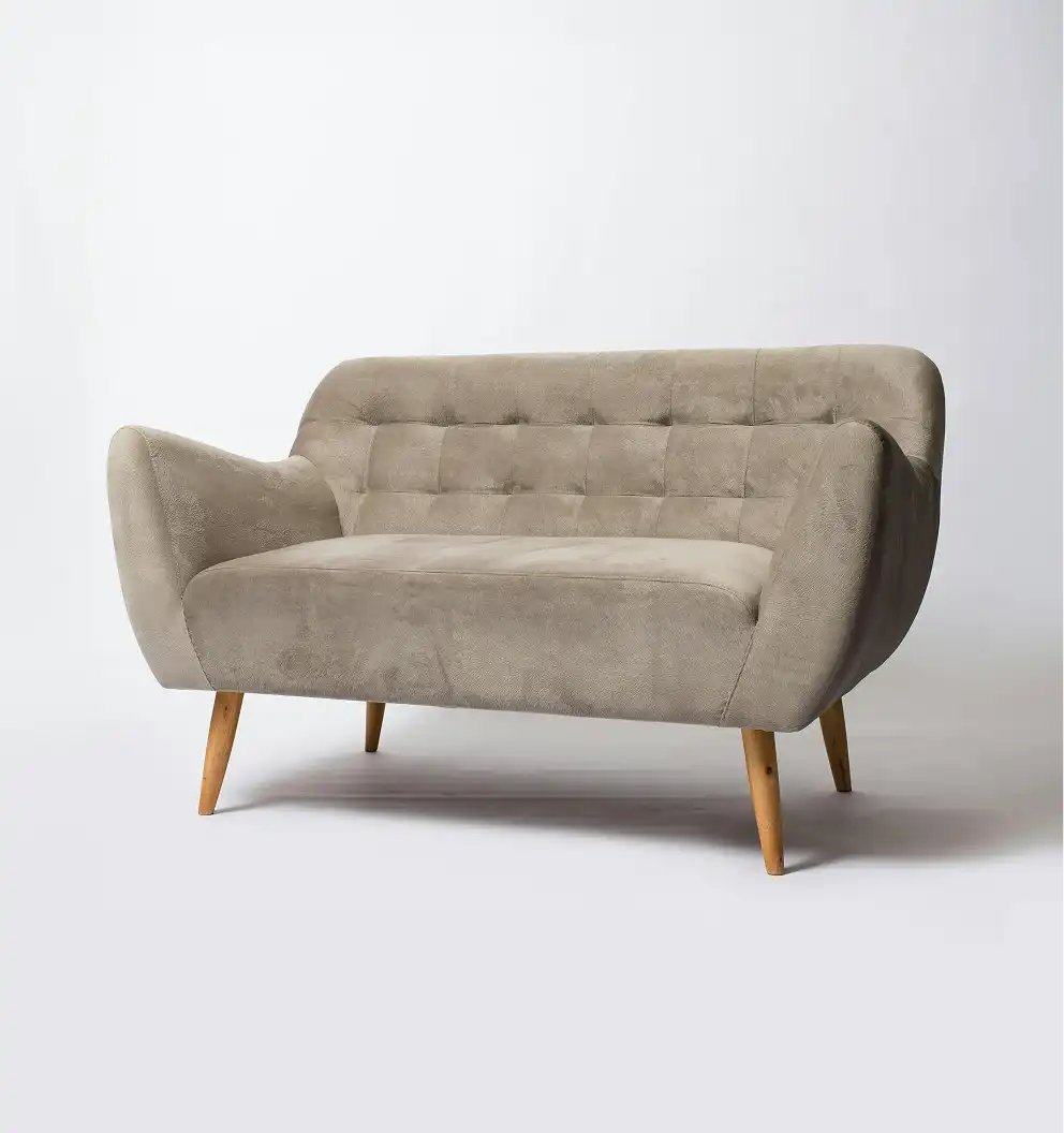Nordic Comfort 2-Seater Fabric Sofa - Image 2